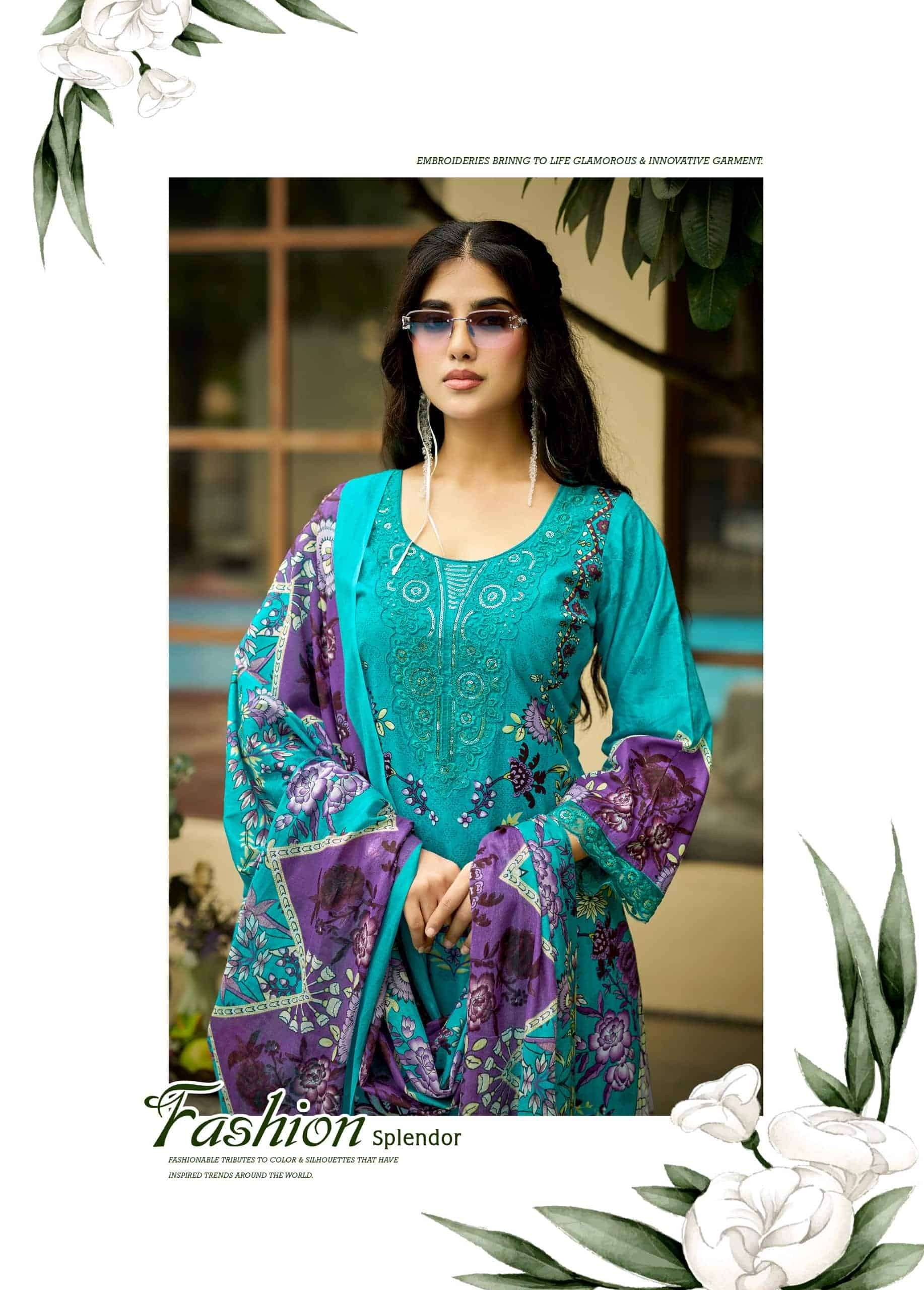 Mishri Creation Orient Vol 1 Popline Cotton Pakistani Suit