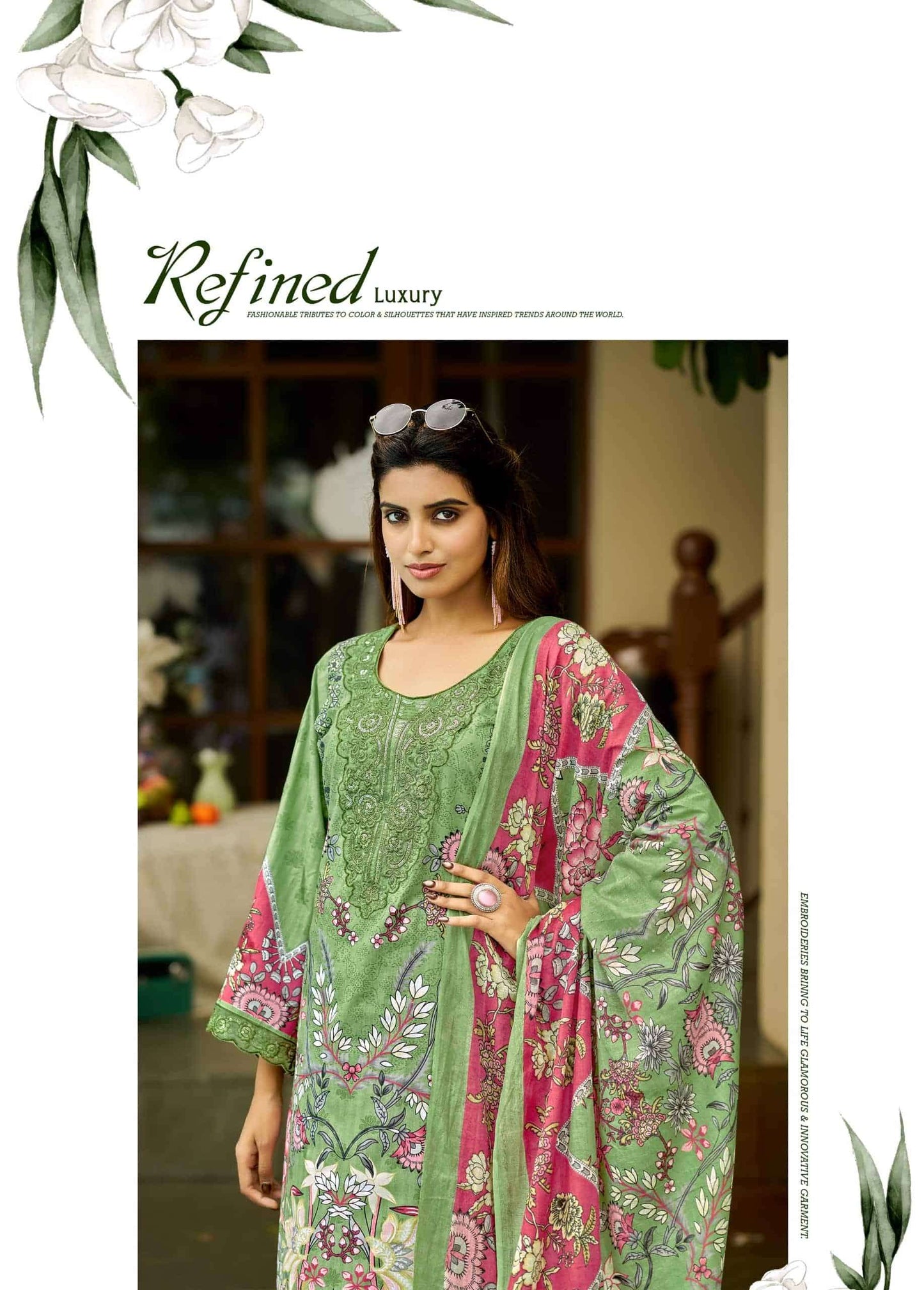 Mishri Creation Orient Vol 1 Popline Cotton Pakistani Suit
