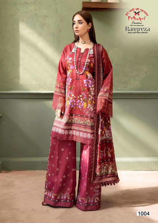 Mishri Creation Rangreza Heavy Poplin Cotton Dress Material