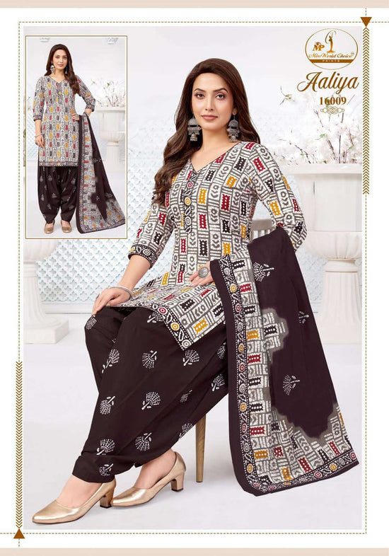 Miss World Choice Aaliya Vol 16 Pure Cotton Dress Material - Amrah Wholesale