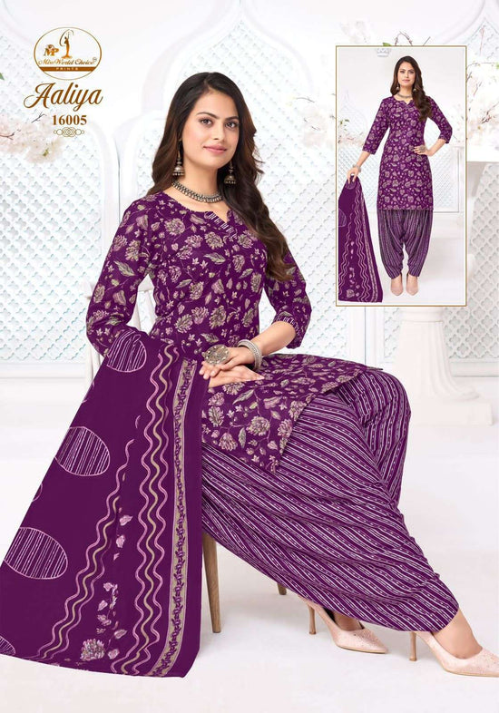 Miss World Choice Aaliya Vol 16 Pure Cotton Dress Material - Amrah Wholesale