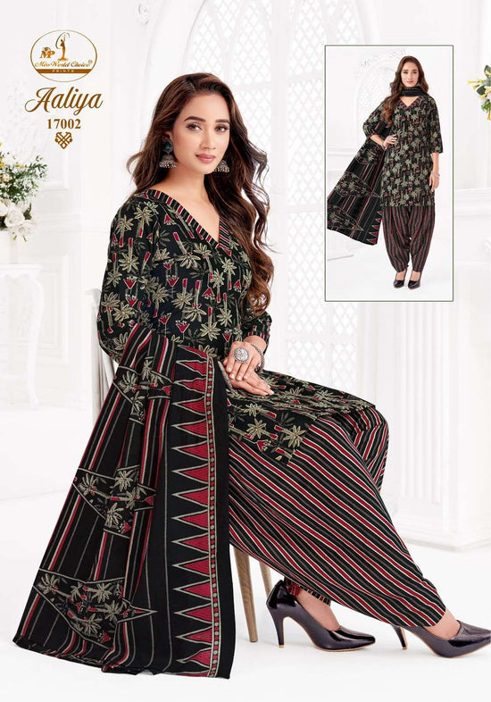 Miss World Choice Aaliya Vol 17 Pure Cotton Kurti Pant Dupatta Set