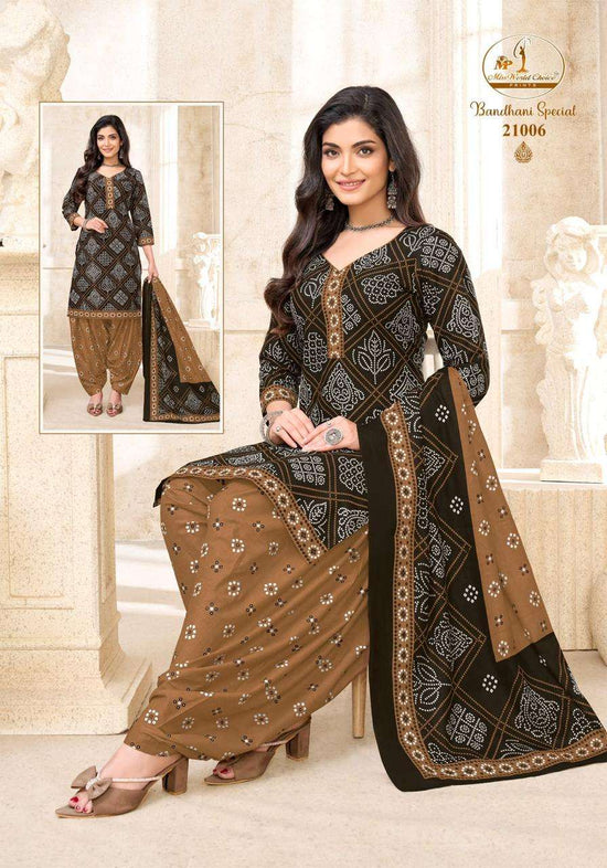 Miss World Choice Bandhani Special Vol 21 Pure Cotton Dress Material Wholesale