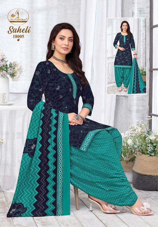 Miss World Choice Saheli Vol 18 Cotton Kurti Pant Dupatta Set - Amrah Wholesale