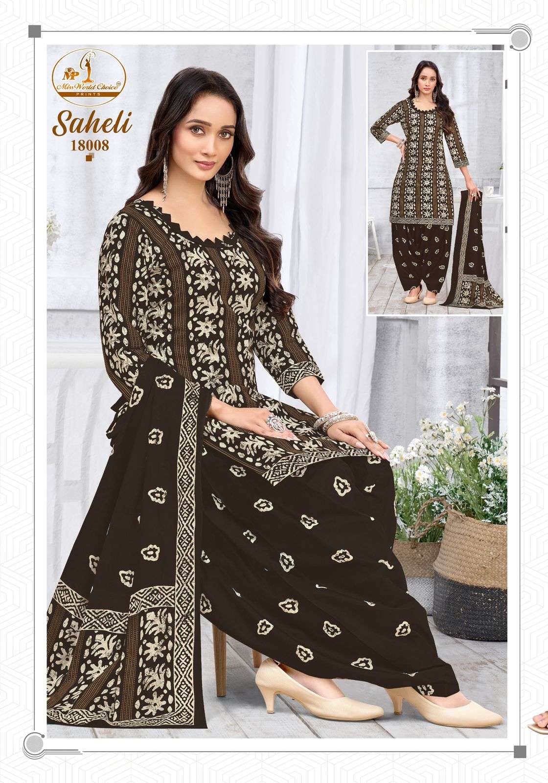 Miss World Choice Saheli Vol 18 Cotton Kurti Pant Dupatta Set - Amrah Wholesale