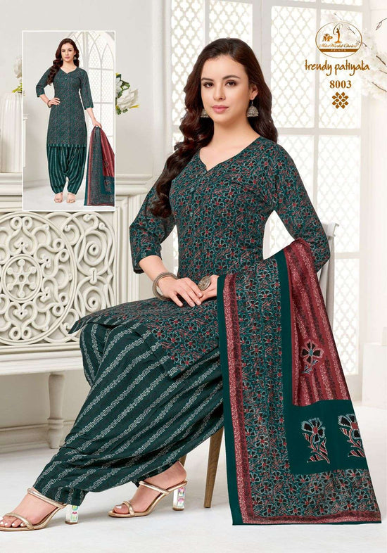 Miss World Choice Trendy Patiyala Pure Cotton Dress