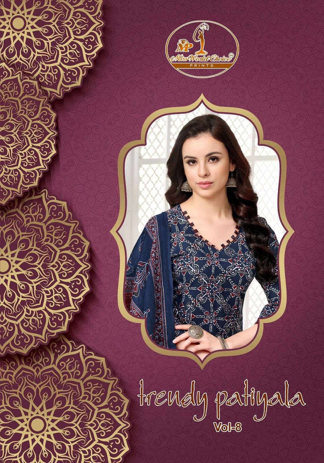 Miss World Choice Trendy Patiyala Pure Cotton Dress