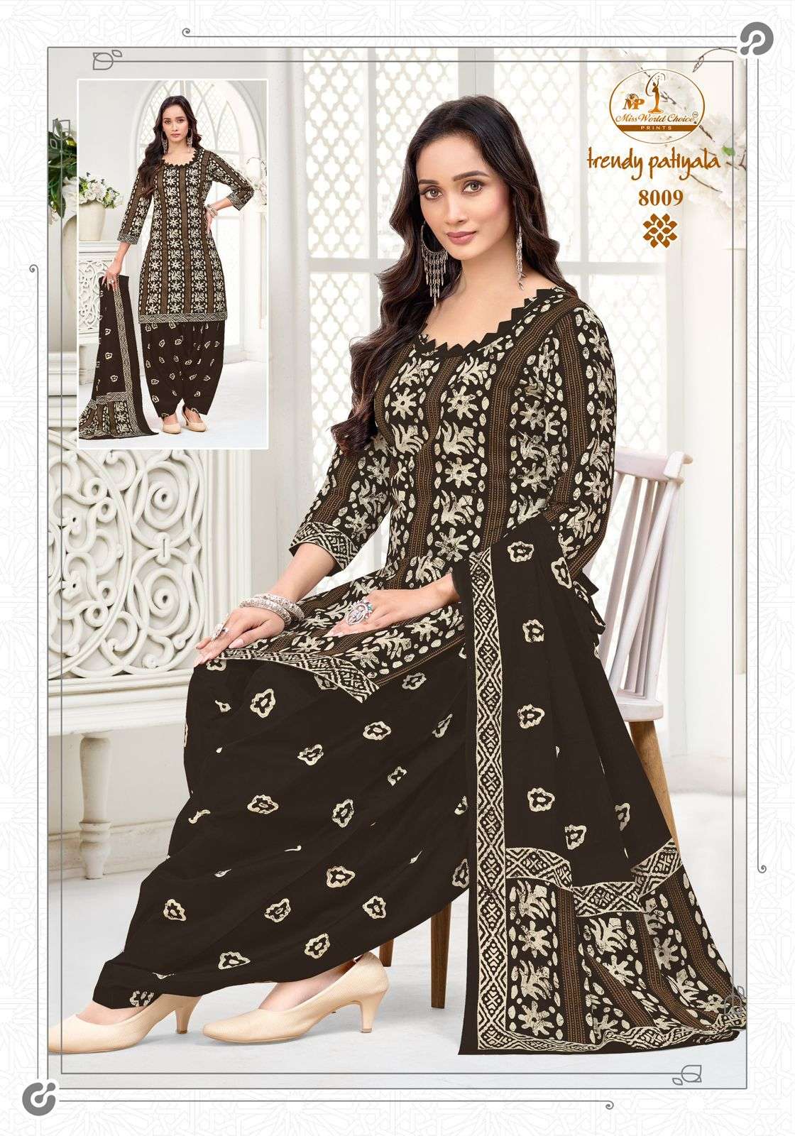 Miss World Choice Trendy Patiyala Pure Cotton Dress
