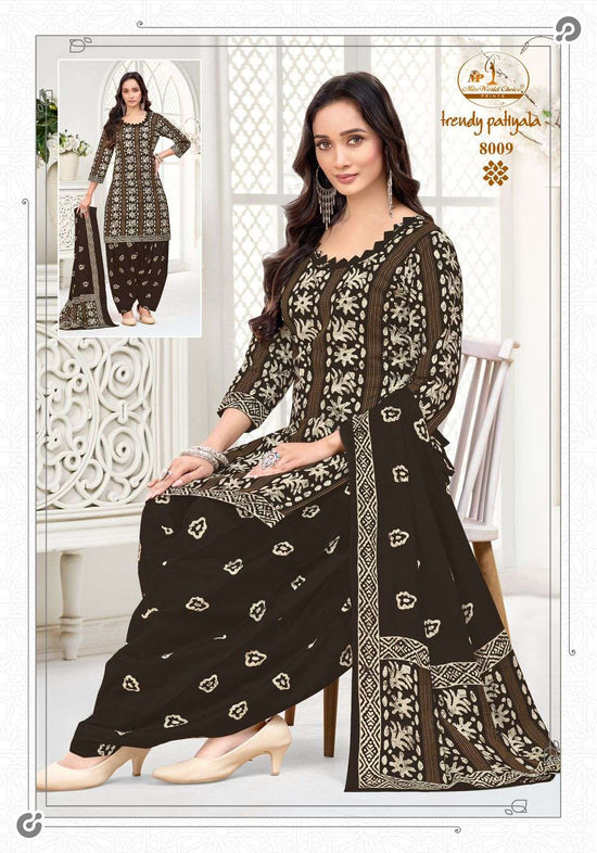Miss World Choice Trendy Patiyala Pure Cotton Dress