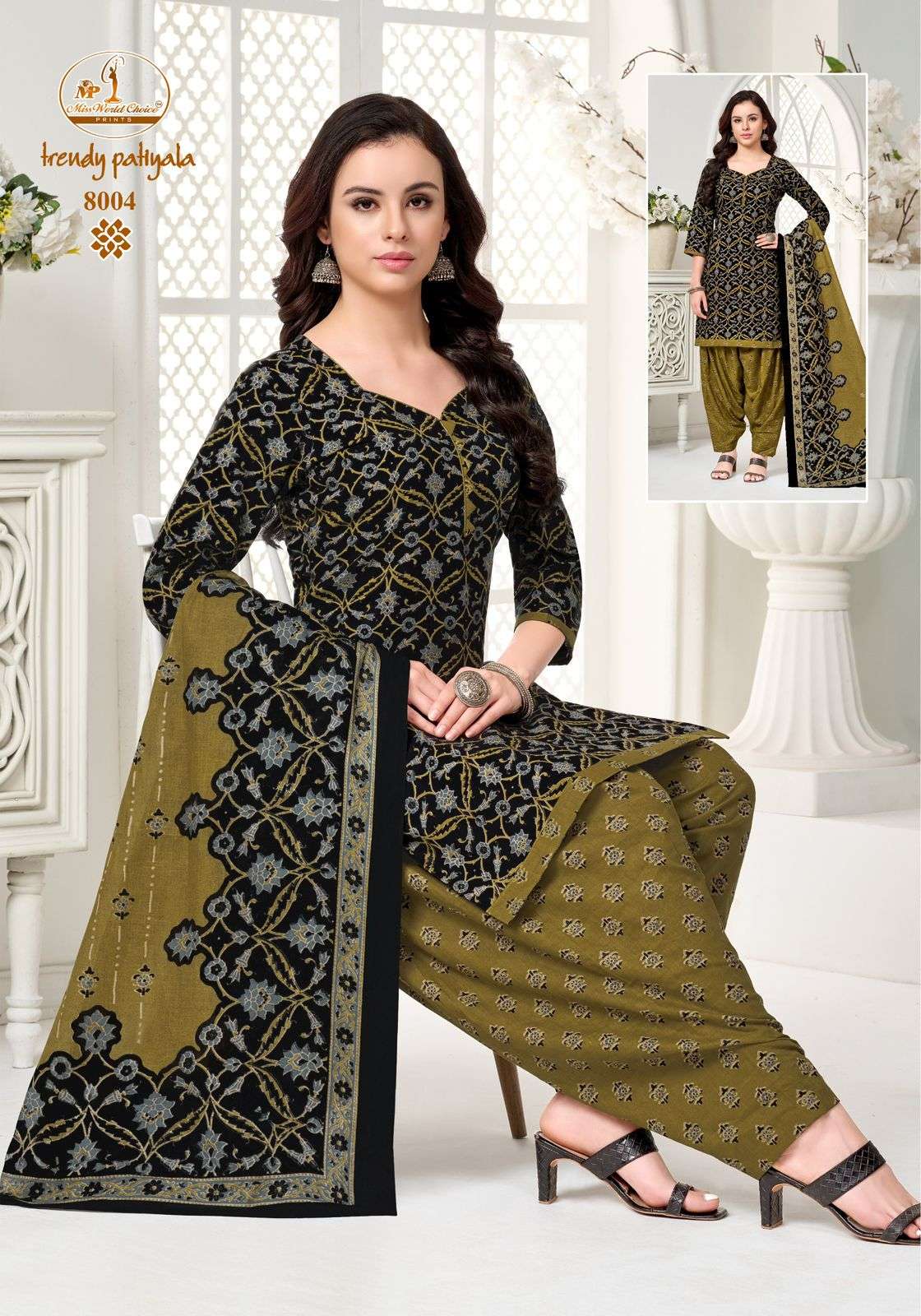 Miss World Choice Trendy Patiyala Pure Cotton Dress