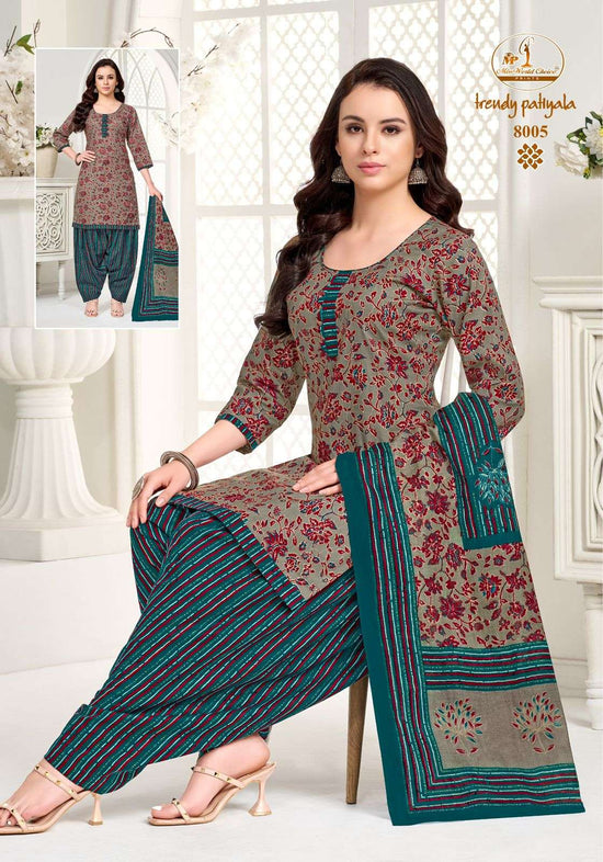 Miss World Choice Trendy Patiyala Pure Cotton Dress