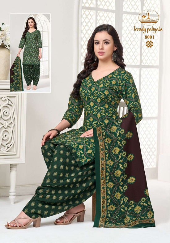 Miss World Choice Trendy Patiyala Pure Cotton Dress