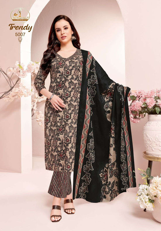 Miss World Choice Trendy Vol 5 Pure Cotton Kurti Pant Dupatta Set