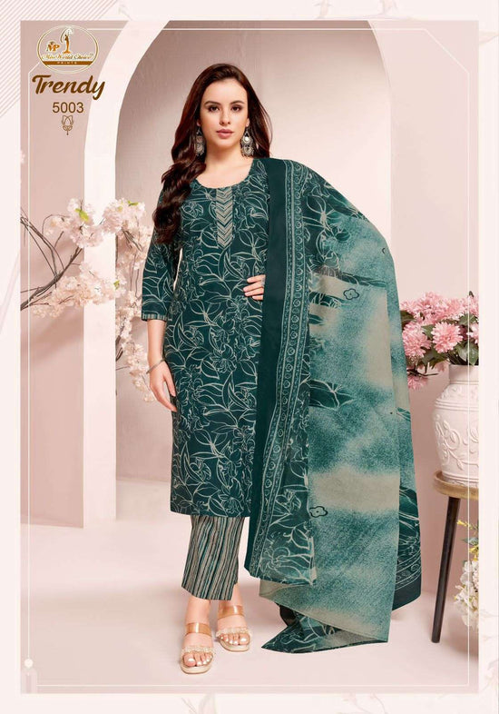 Miss World Choice Trendy Vol 5 Pure Cotton Dress Material - Amrah Wholesale