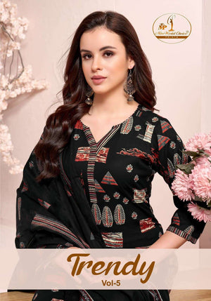 Miss World Choice Trendy Vol 5 Pure Cotton Dress Material - Amrah Wholesale
