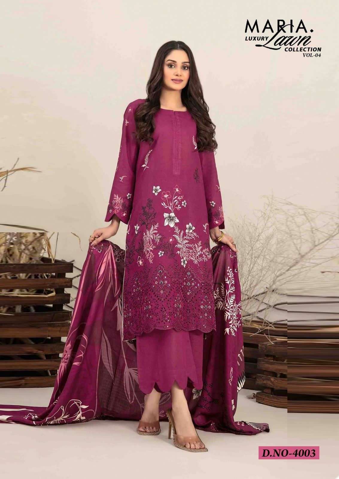 Missworld Choice Maria Luxury Lawn Vol-04