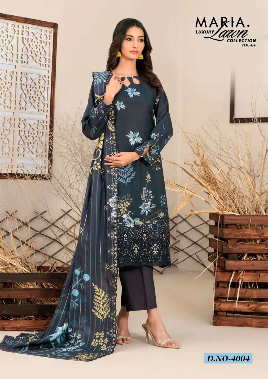 Missworld Choice Maria Luxury Lawn Vol-04