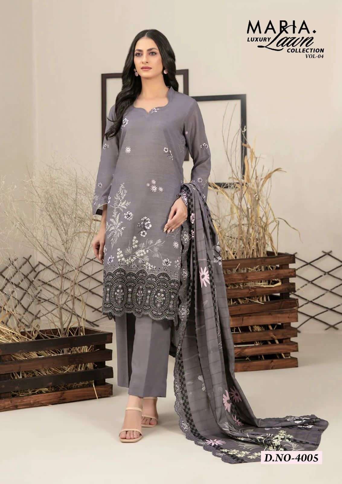 Missworld Choice Maria Luxury Lawn Vol-04