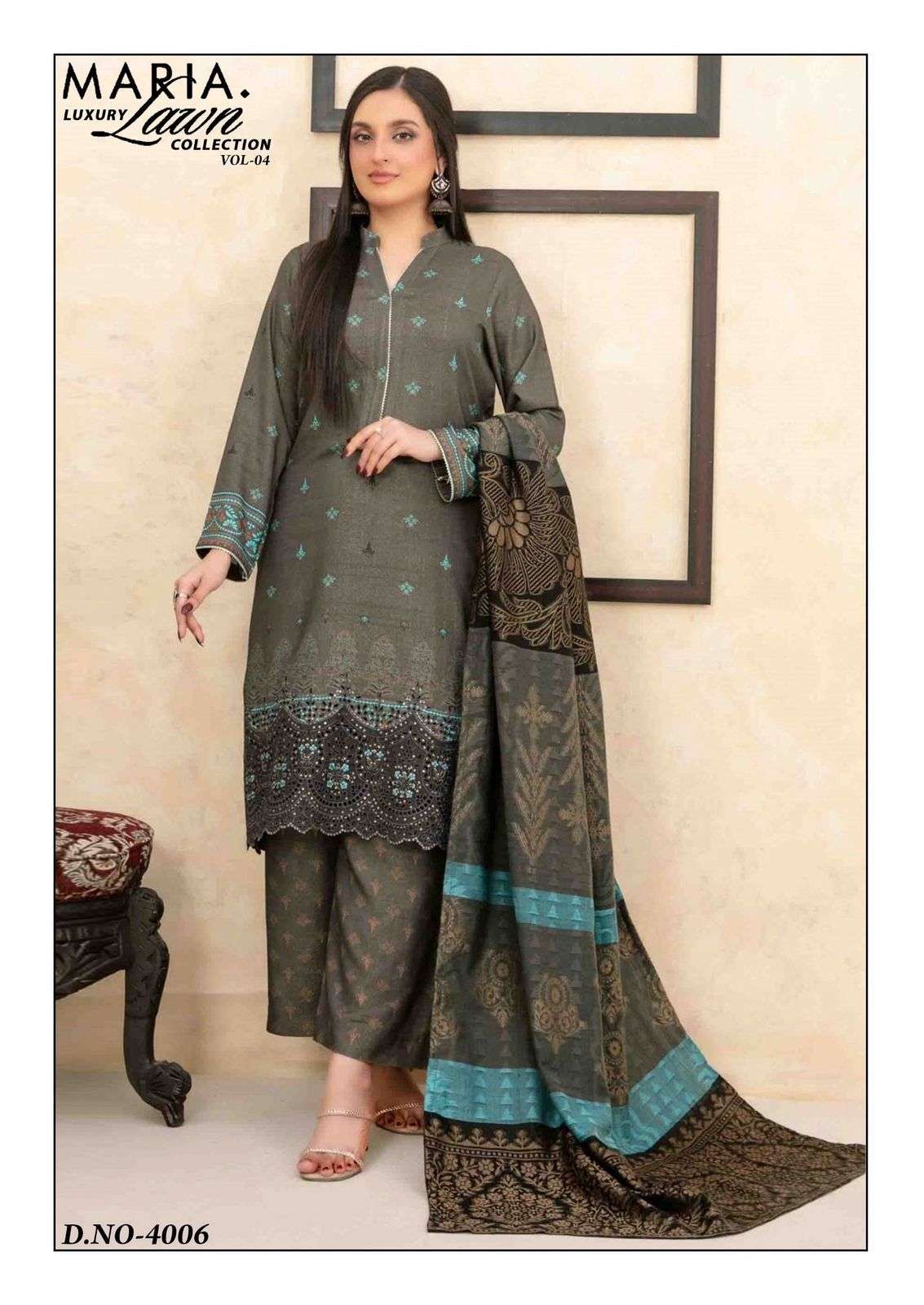 Missworld Choice Maria Luxury Lawn Vol-04