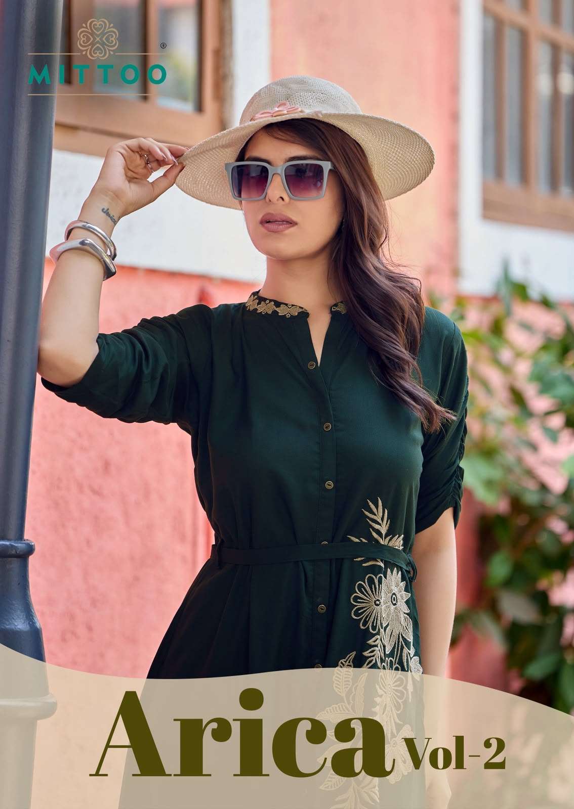Mittoo Arica Vol 2 Heavy Rayon Thread Work Kurti