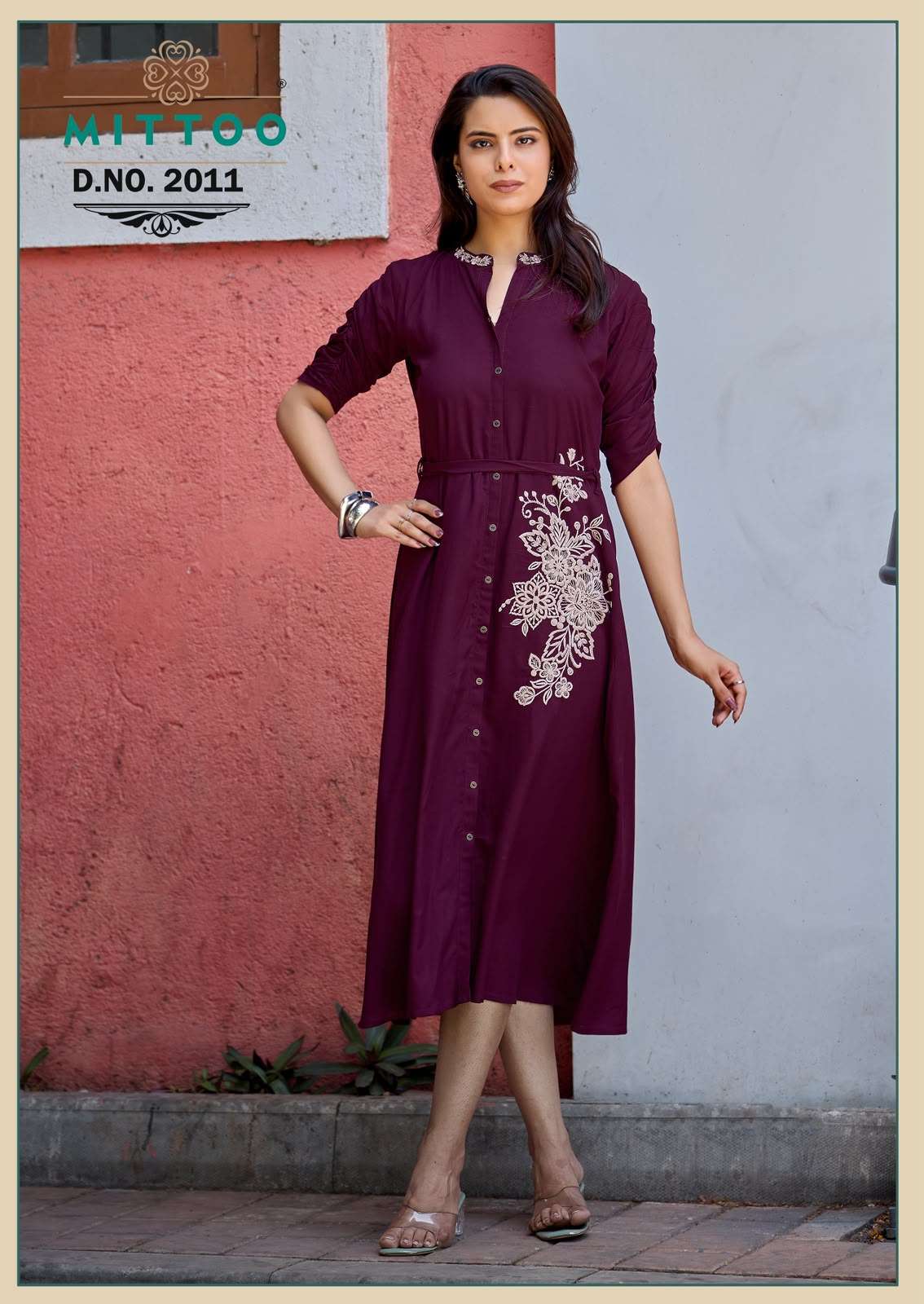 Mittoo Arica Vol 2 Heavy Rayon Thread Work Kurti
