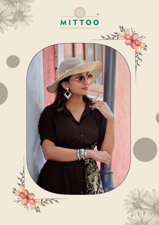 Mittoo Arica Vol 2 Heavy Rayon Thread Work Kurti