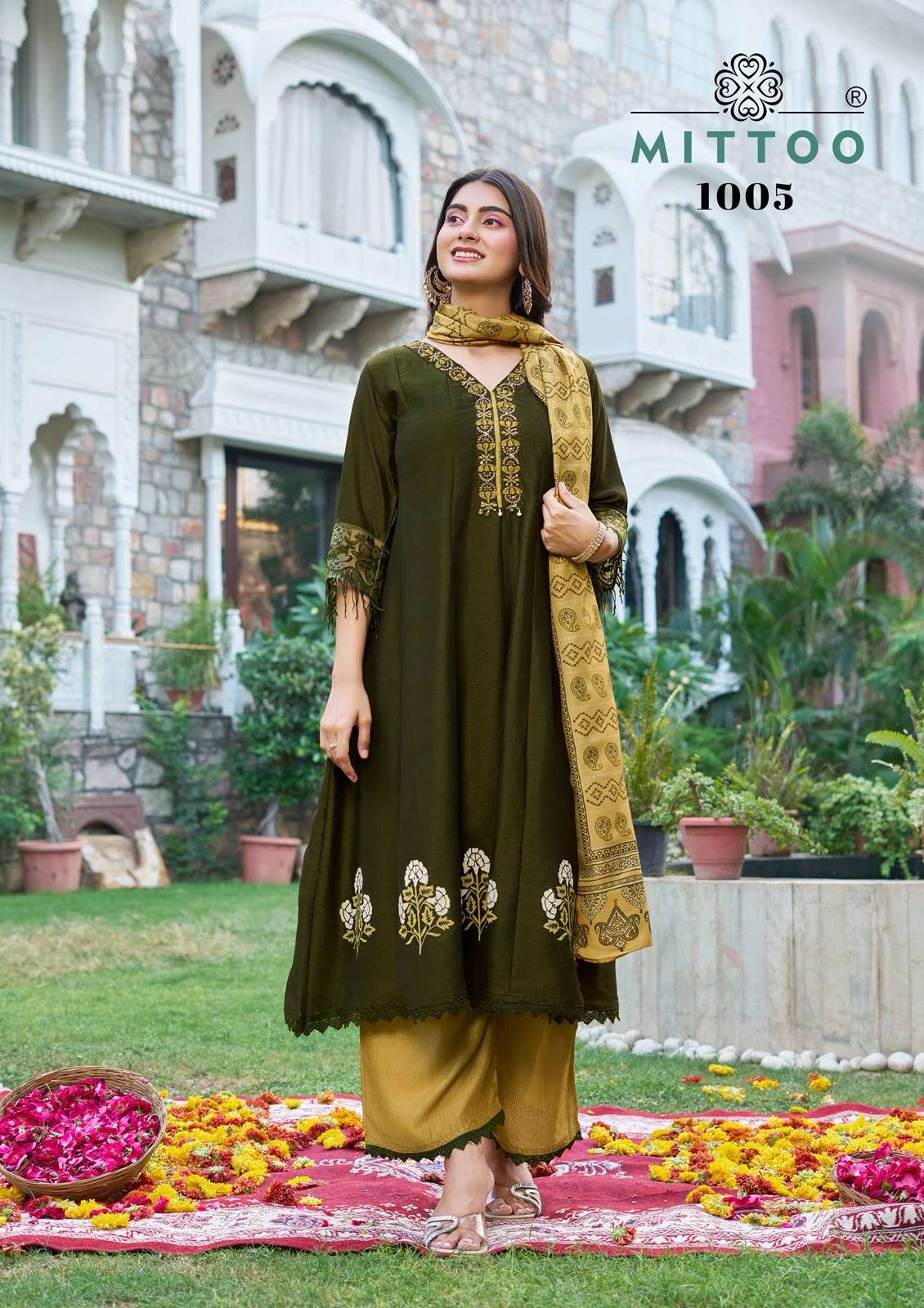 Mittoo Baarati Vol-2 Vichitra Silk Stitched Salwar Suit