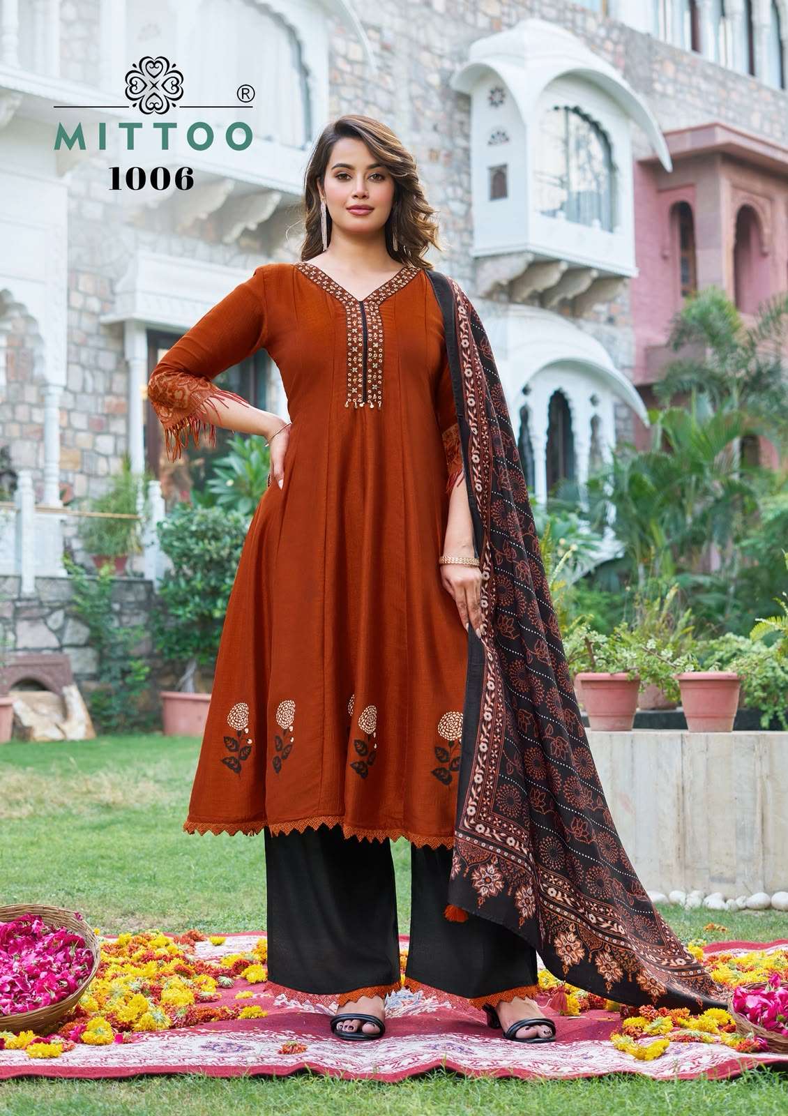 Mittoo Baarati Vol-2 Vichitra Silk Stitched Salwar Suit