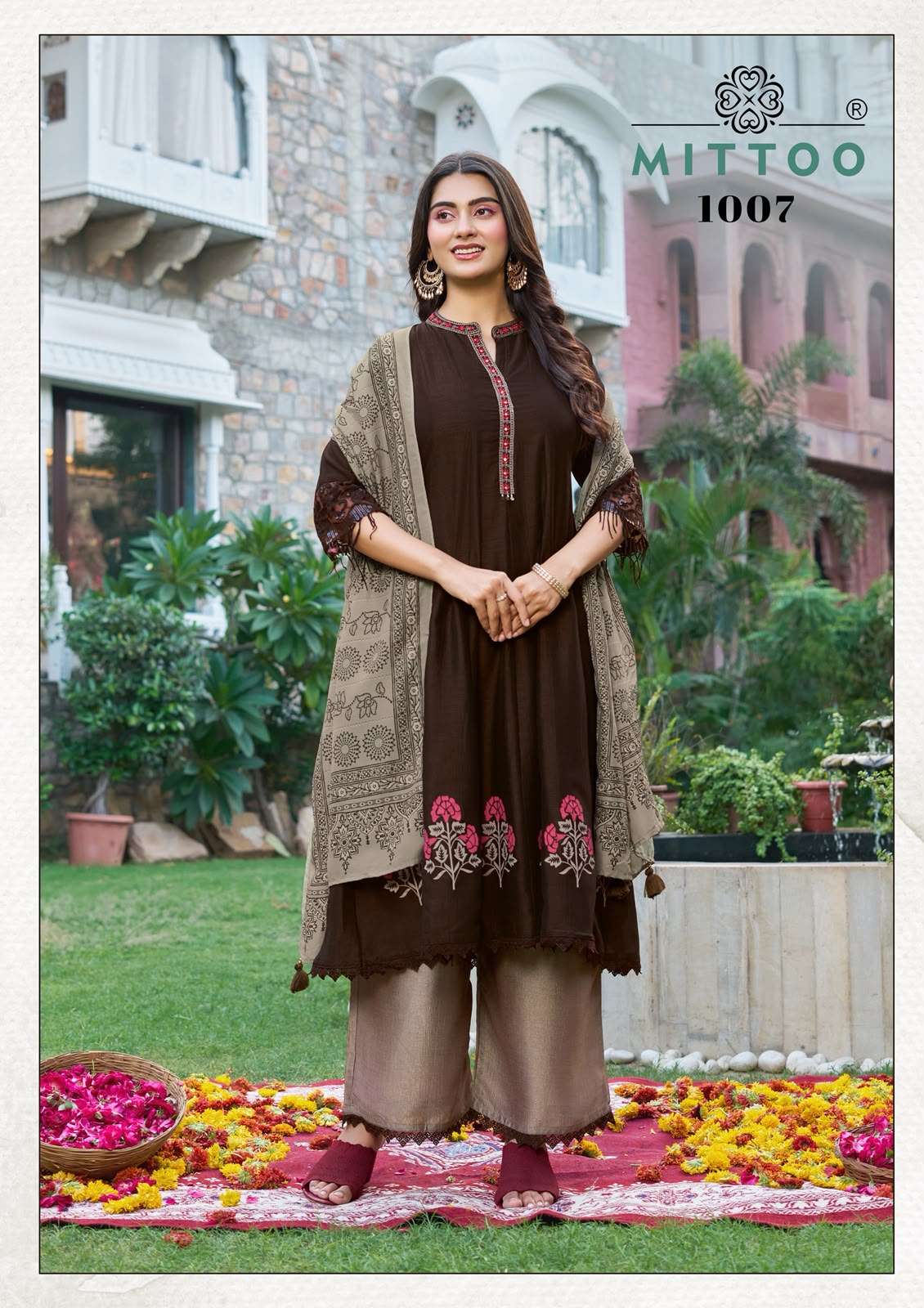 Mittoo Baarati Vol-2 Vichitra Silk Stitched Salwar Suit