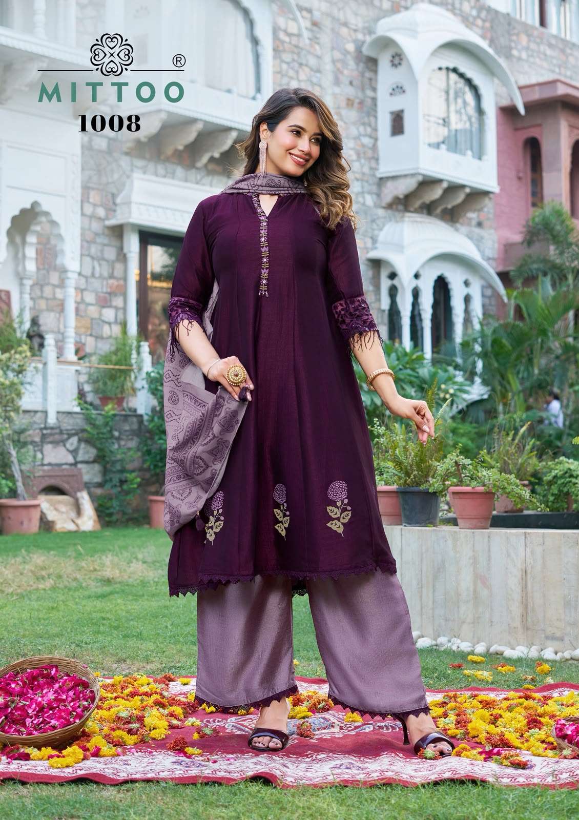 Mittoo Baarati Vol-2 Vichitra Silk Stitched Salwar Suit