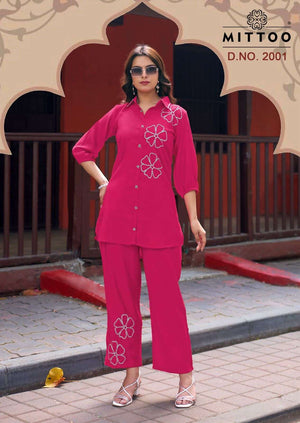 Mittoo Cat Walk Co Ord Set Wholesale Catalogue - Amrah Wholesale