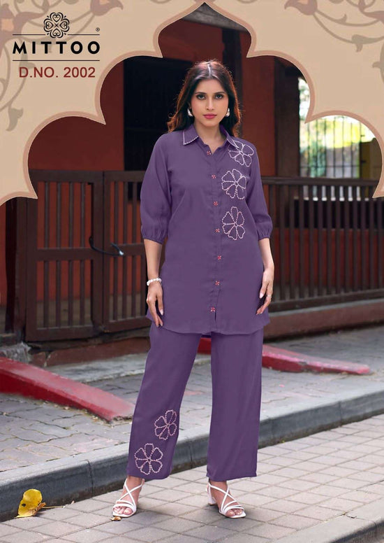 Mittoo Cat Walk Co Ord Set Wholesale Catalogue - Amrah Wholesale