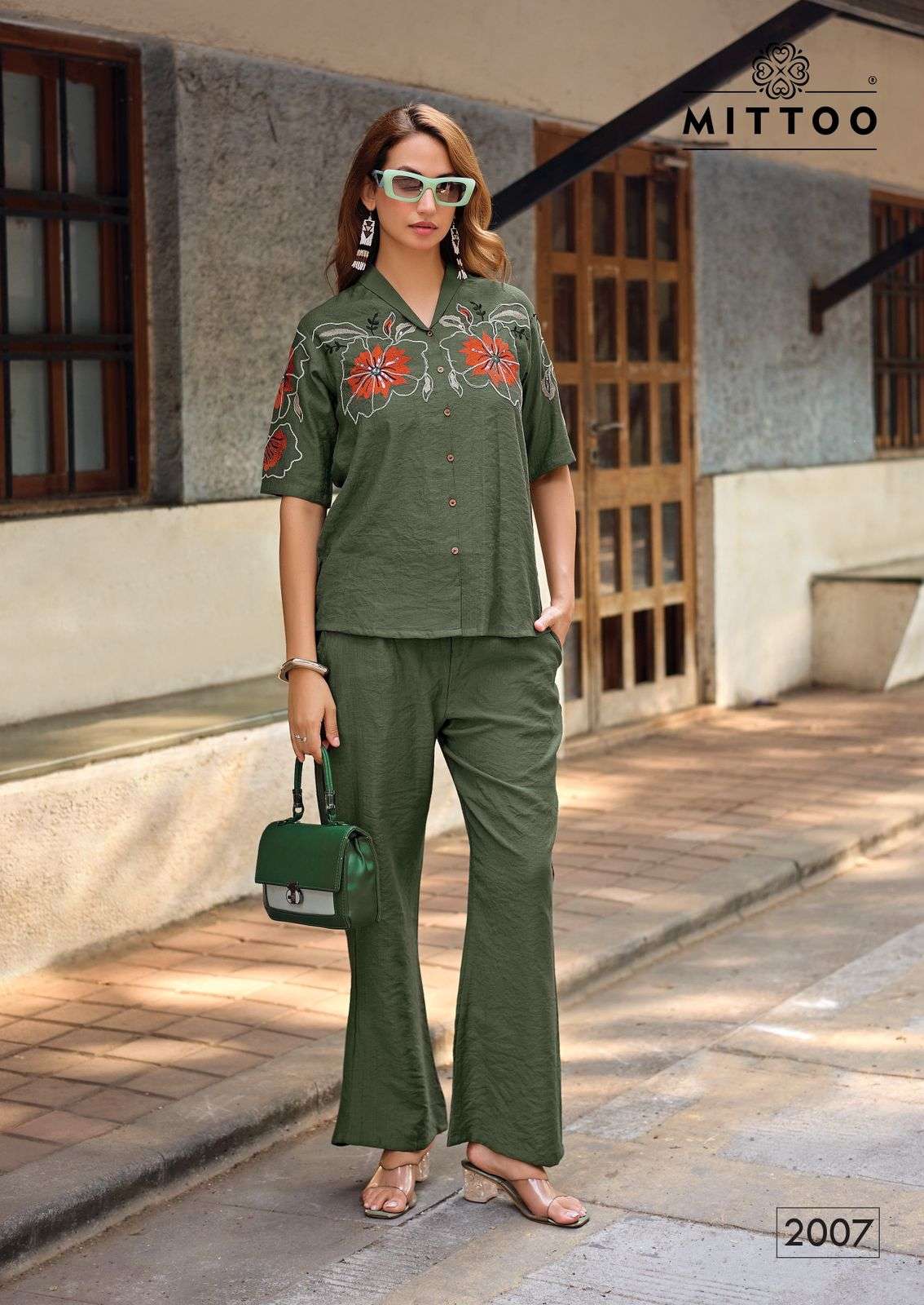 Mittoo Daizy Vol 2 Viscose Crape Co Ord Set - Amrah Wholesale