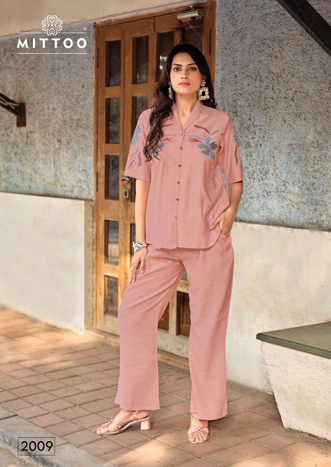 Mittoo Daizy Vol 2 Viscose Crape Co Ord Set - Amrah Wholesale