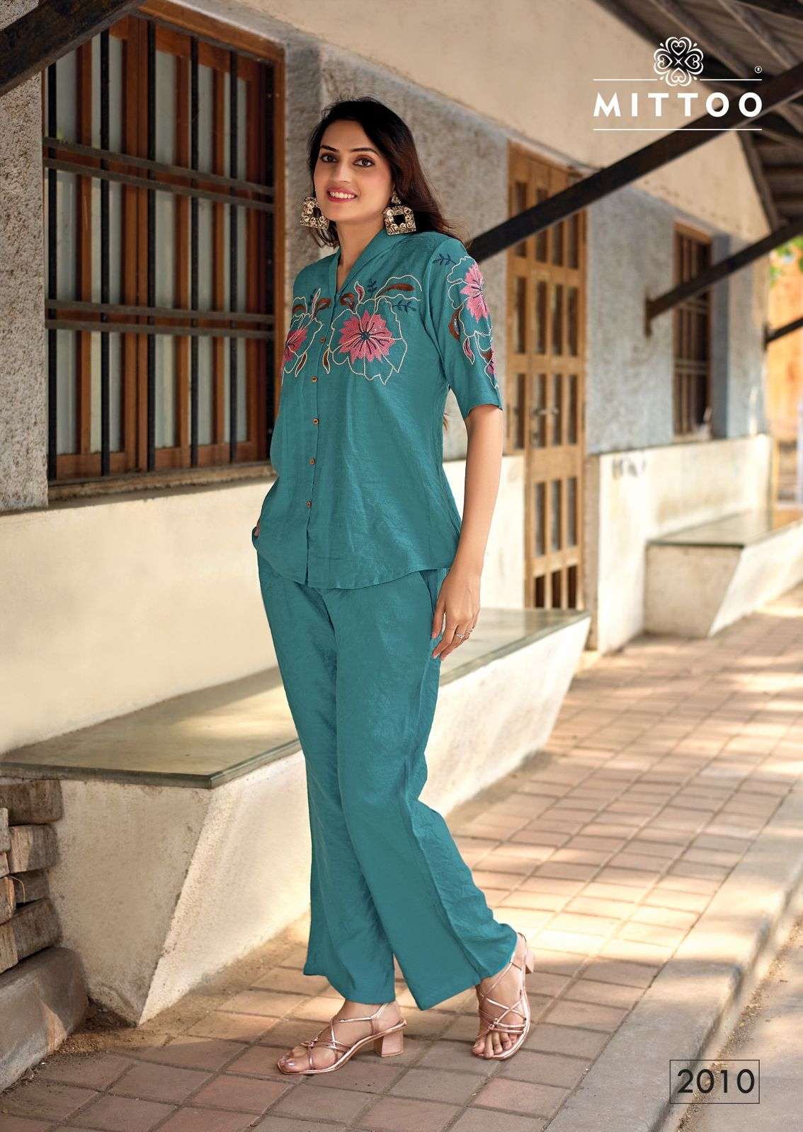Mittoo Daizy Vol 2 Viscose Crape Co Ord Set - Amrah Wholesale