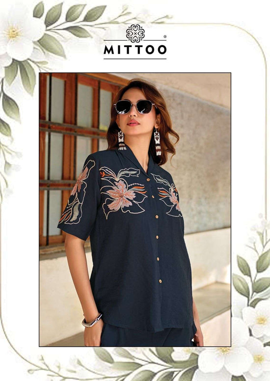 Mittoo Daizy Vol 2 Viscose Crape Co Ord Set - Amrah Wholesale