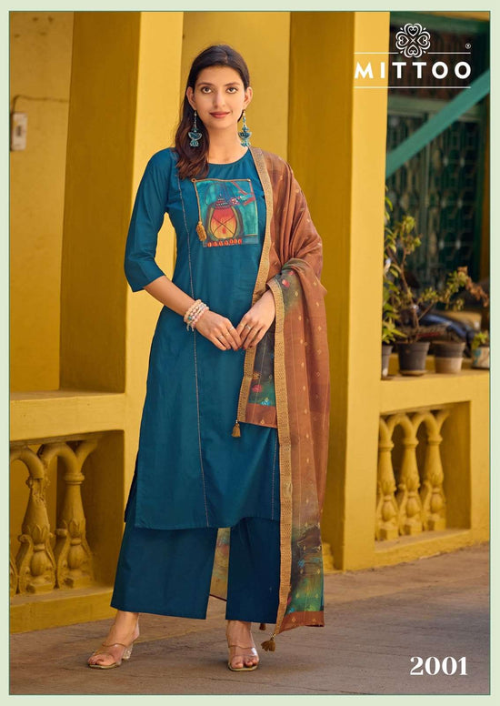 Mittoo Gopika 2001 To 2006 Premium Cotton Printed Stitched Suit Set