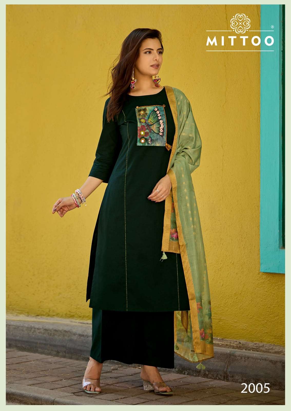 Mittoo Gopika 2001 To 2006 Premium Cotton Printed Stitched Suit Set