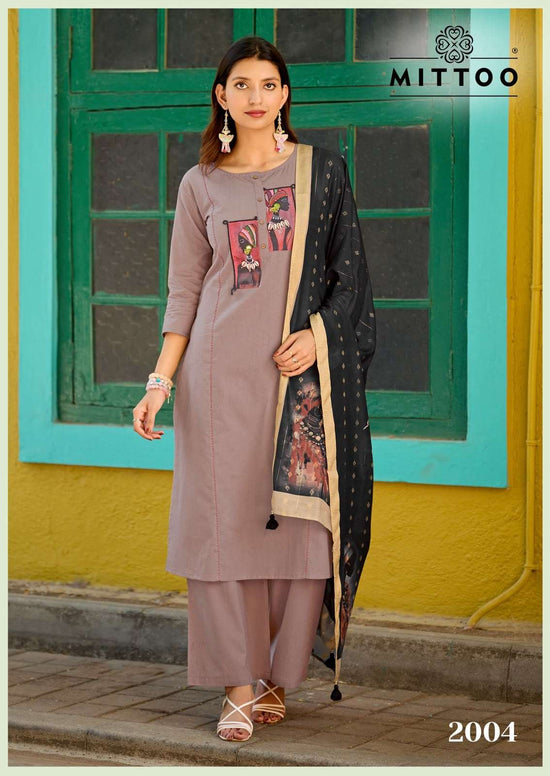Mittoo Gopika 2001 To 2006 Premium Cotton Printed Stitched Suit Set