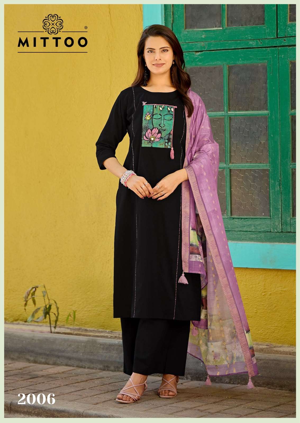 Mittoo Gopika 2001 To 2006 Premium Cotton Printed Stitched Suit Set