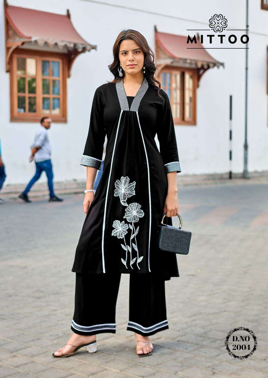 Mittoo Ibaadat Rayon Kurti Pant Set