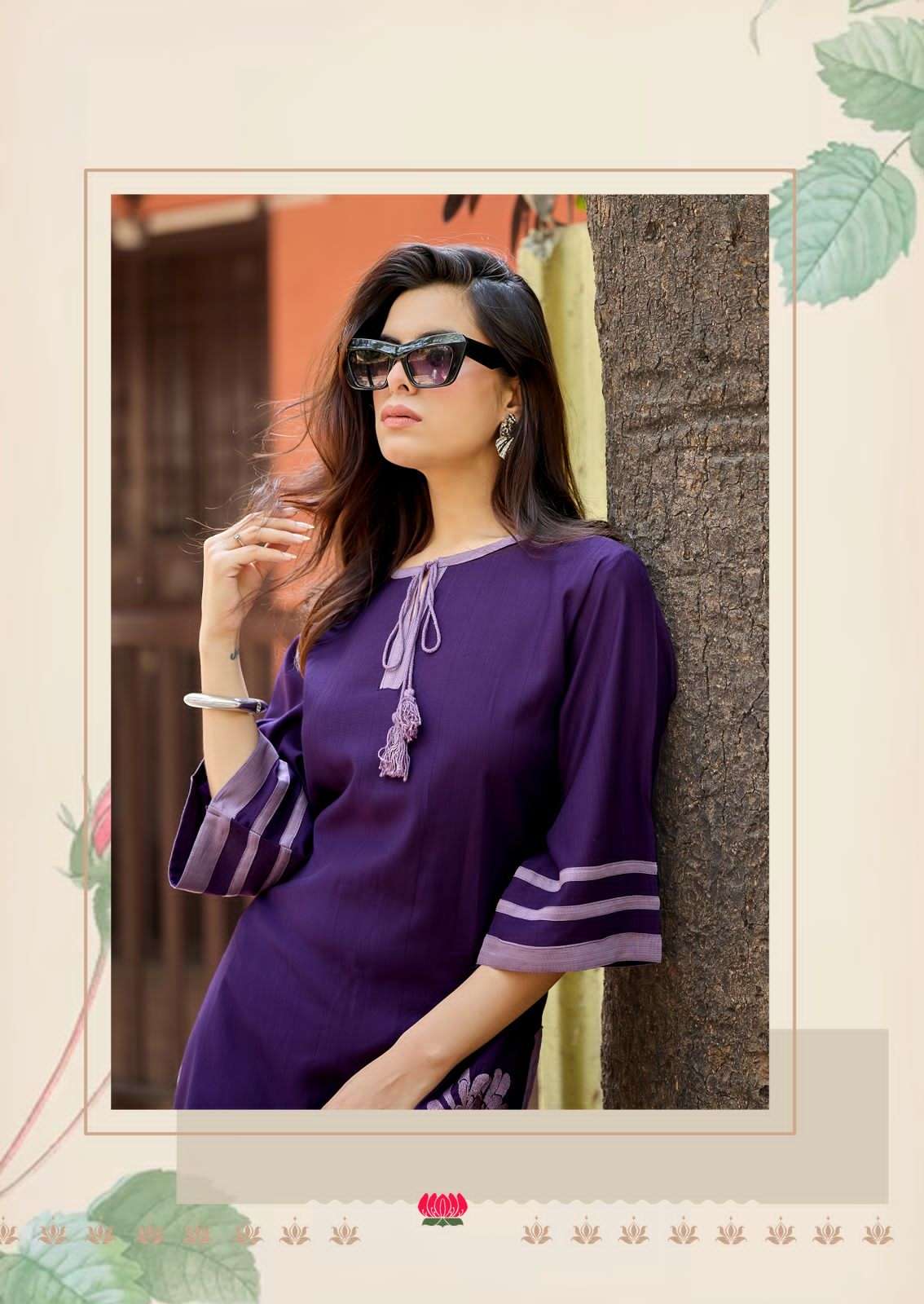 Mittoo Marine Life Viscose Weaving Co Ord Set