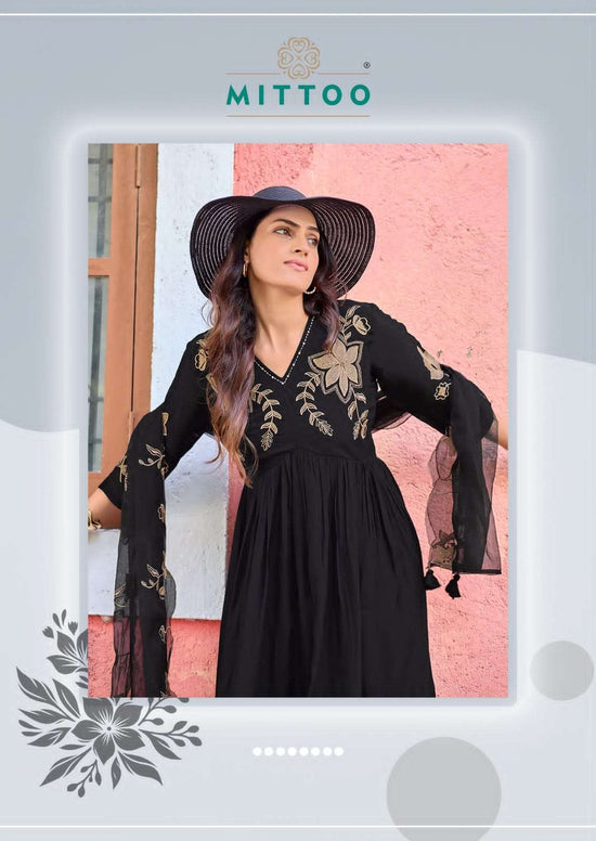 Mittoo Noorani Readymade Mal Chanderi 3 Piece Suit Wholesale Catalogue