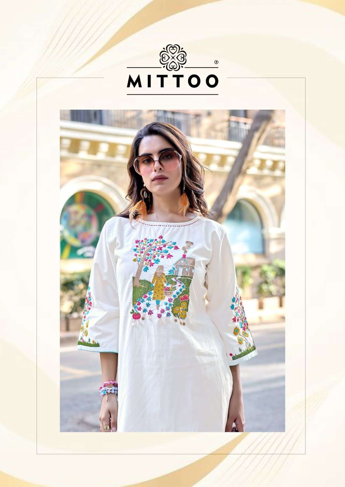 Mittoo Rang Vatika Dhabu Cotton Co Ord Set - Amrah Wholesale