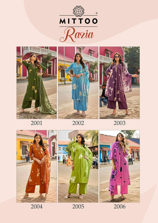Mittoo Razia Kurti Set Wholesale Catalogue - Amrah Wholesale