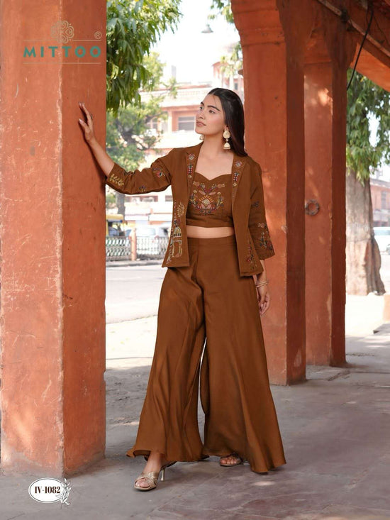 Mittoo Ruksat Mal Chanderi Designer Co-Ord Set - Amrah Wholesale