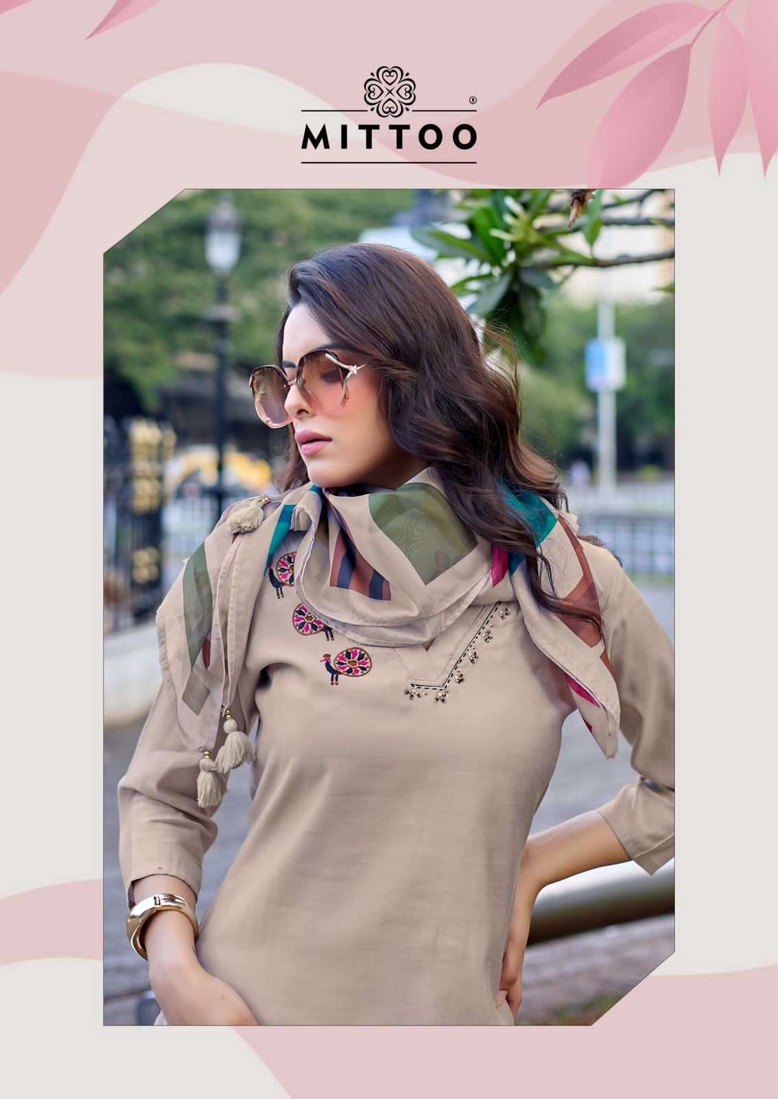 Mittoo Vanshika Roman Silk Thread Work Palazzo Suit Set - Amrah Wholesale