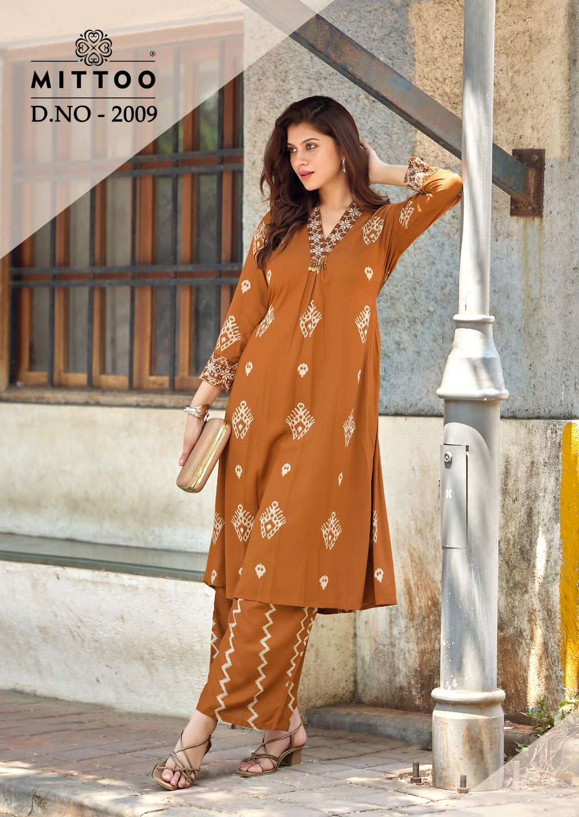 Mittoo Vitara Vol 2 Rayon Hand & Thread Work Co-Ord Set - Amrah Wholesale