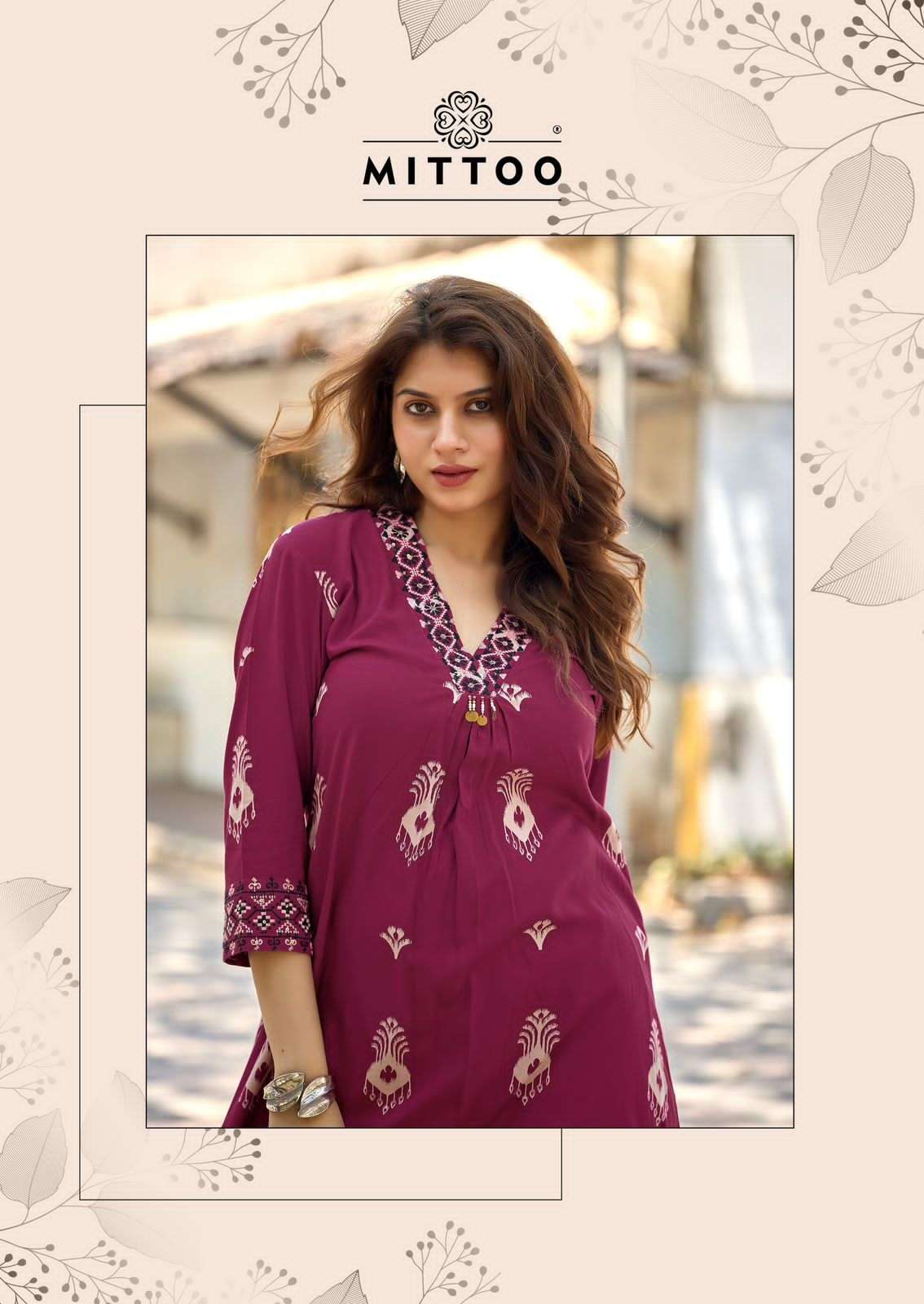 Mittoo Vitara Vol 2 Rayon Hand & Thread Work Co-Ord Set - Amrah Wholesale
