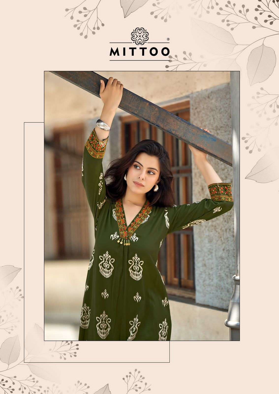 Mittoo Vitara Vol 2 Rayon Hand & Thread Work Co-Ord Set - Amrah Wholesale